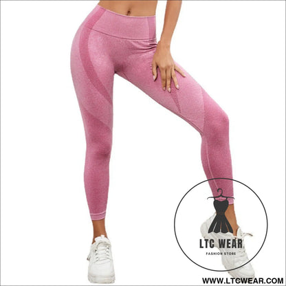European and American Peach Hip Lifting High Waist Slimming Fitness Running Sports Yoga Pants for Women - L.T.C Wear Online Fashion Store