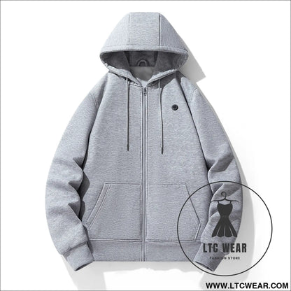 European and american zipper cardigan heating hoodie intelligent hooded five zone heating jacket outdoor warm electric