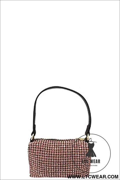 Fashion Chic Rhinestone Handle Clutch Bag