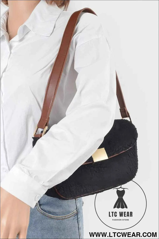 Faux Fur Shoulder Bag