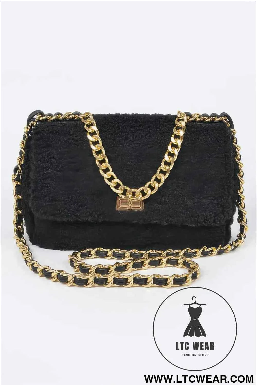Faux Fur Shoulder Bag - Stylish and Chic Accessory for Every Occasion