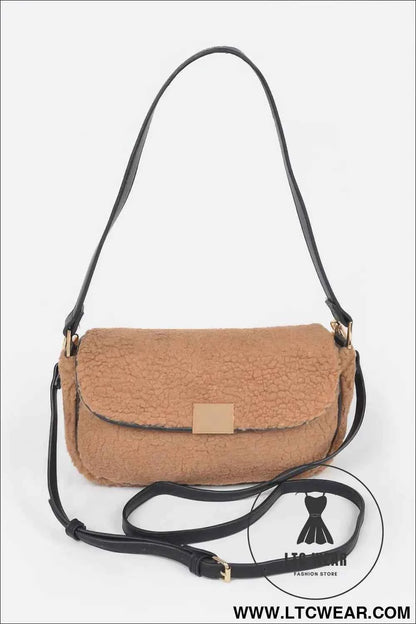 Faux Fur Shoulder Bag