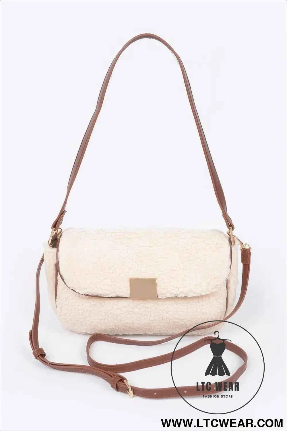 Faux Fur Shoulder Bag