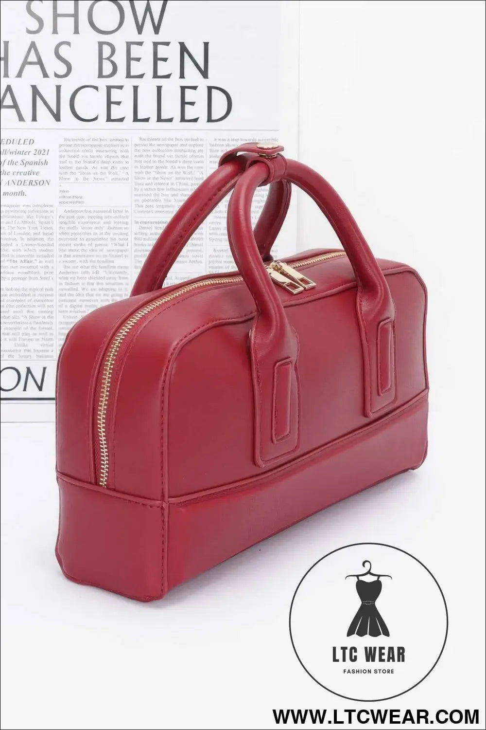 Faux Leather Handbag