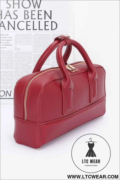 Faux Leather Handbag