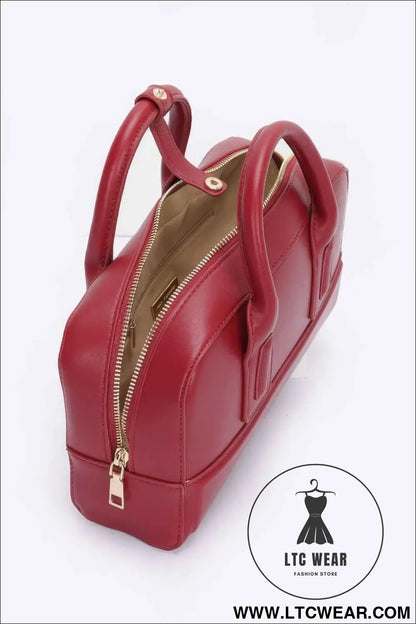 Faux Leather Handbag