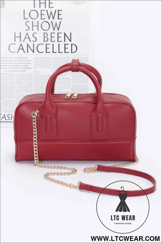 Faux Leather Handbag