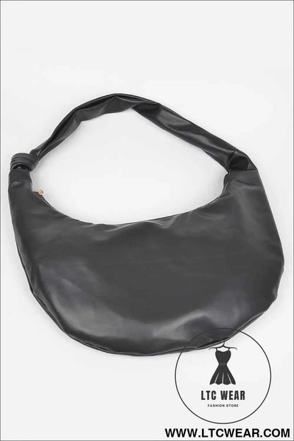 Faux Leather Hobo Bag - Stylish and Versatile Handbag for Every Occasion