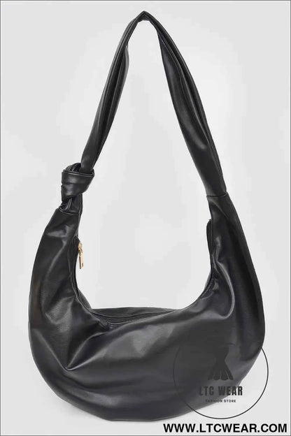Faux Leather Hobo Bag - Stylish and Versatile Handbag for Every Occasion