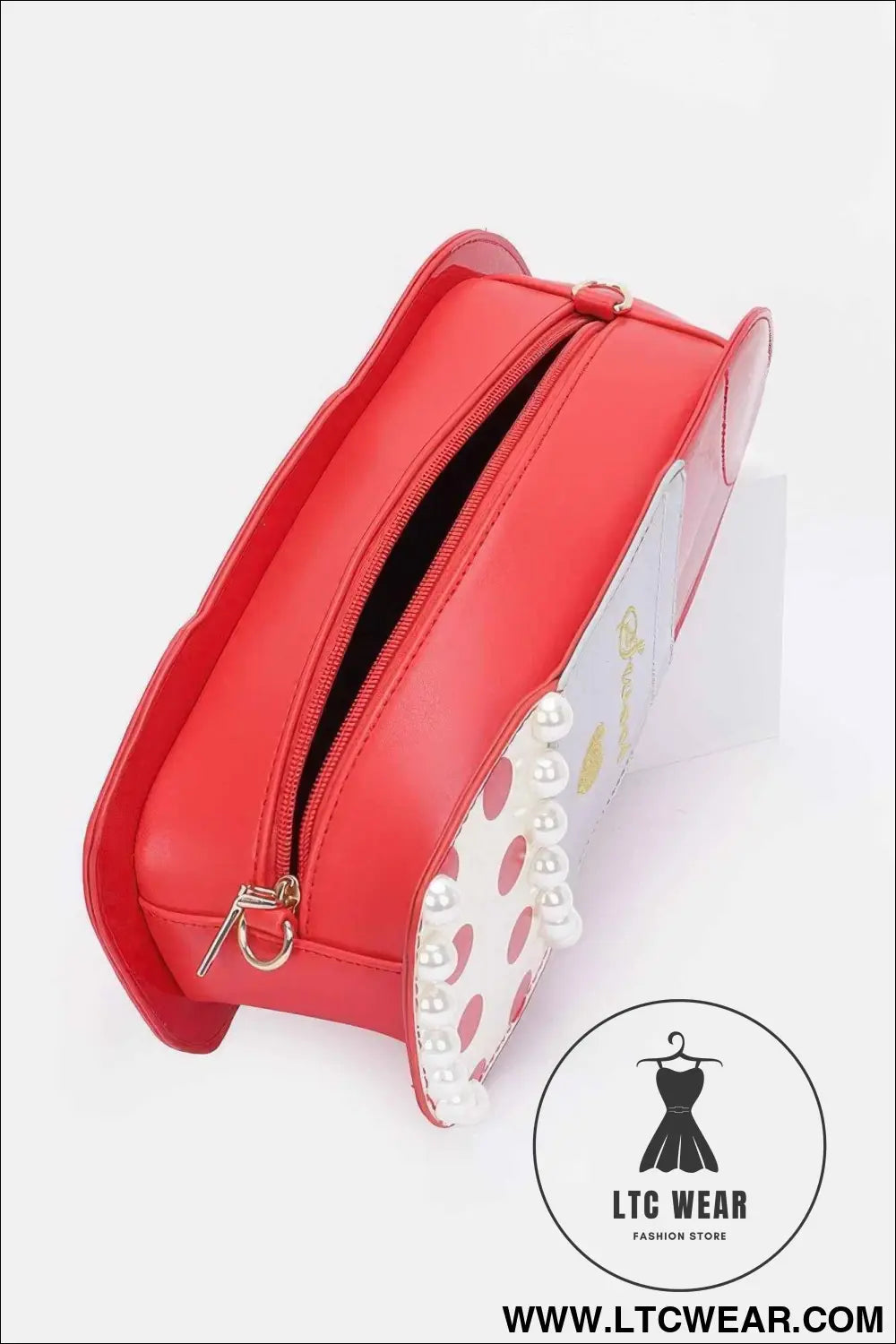 Faux Leather Lipstick Novelty Bag