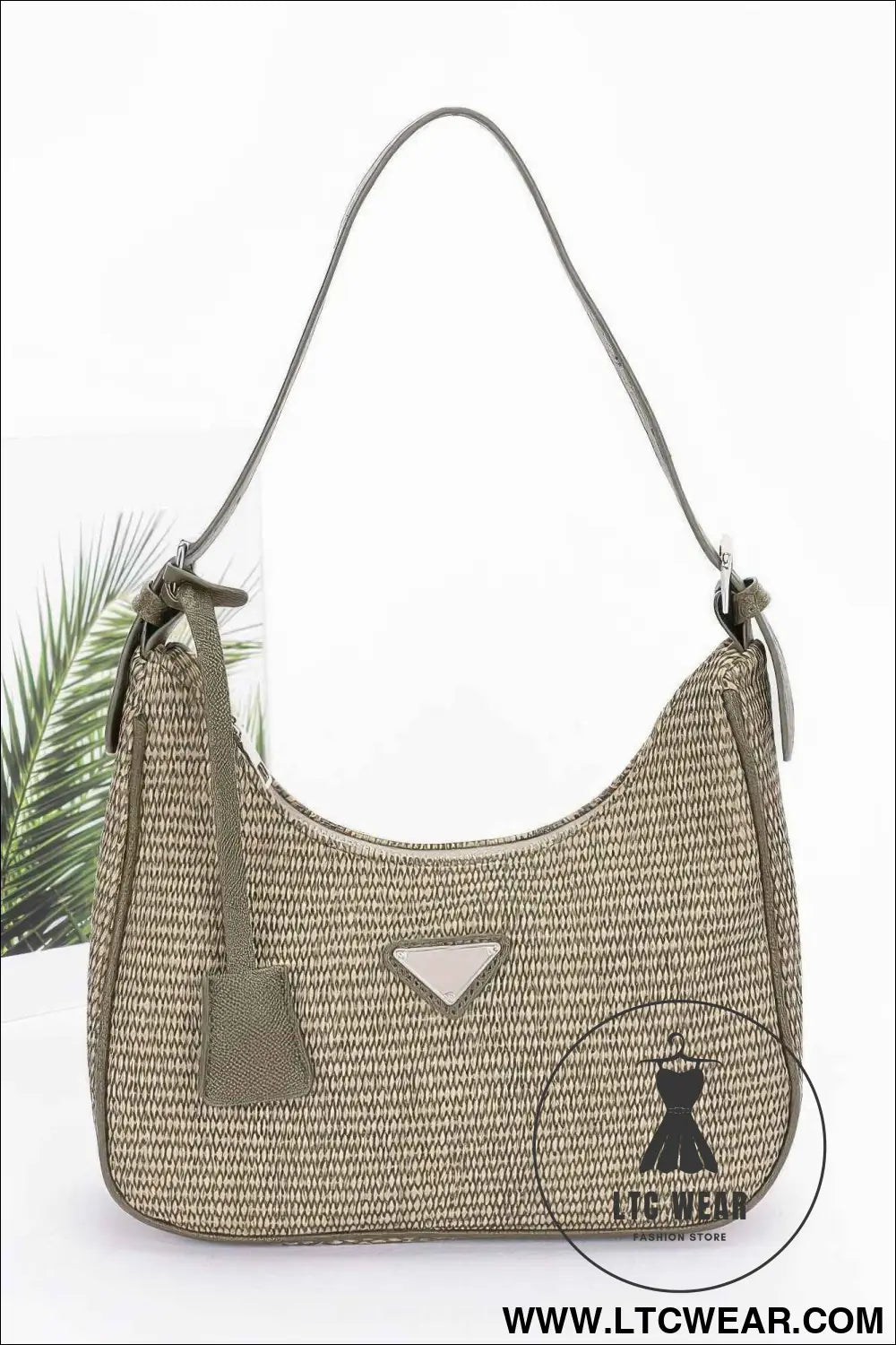 Faux Leather Shoulder Bag