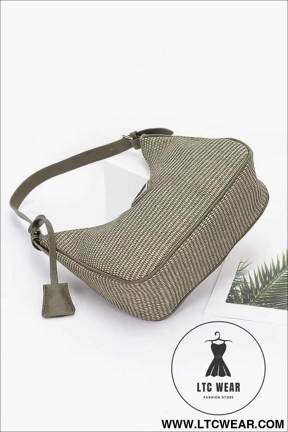 Faux Leather Shoulder Bag