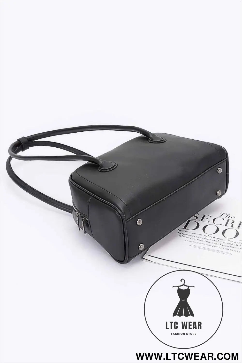 Faux Leather Sport Bag