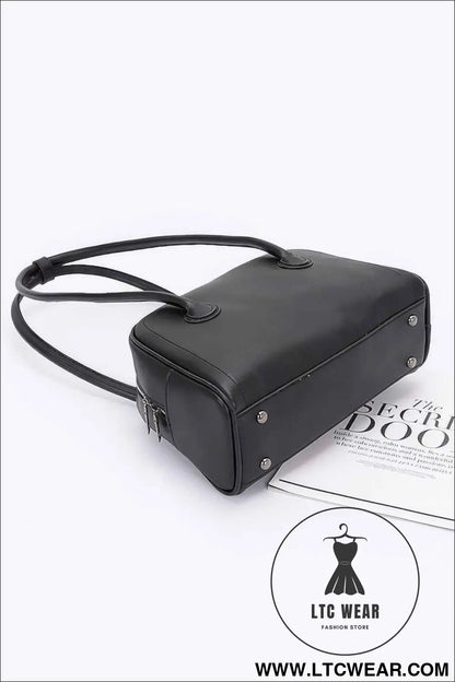 Faux Leather Sport Bag
