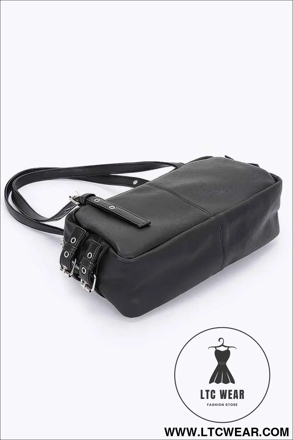 Faux Leather Sport Bag
