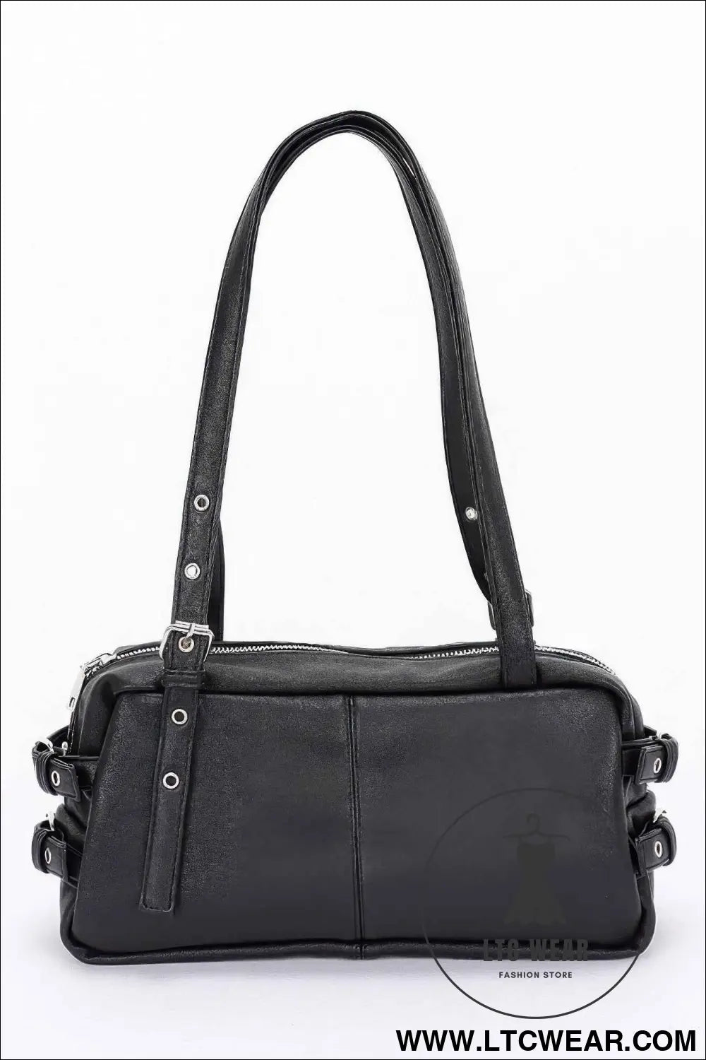 Faux Leather Sport Bag