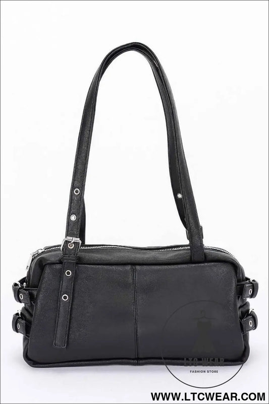 Faux Leather Sport Bag