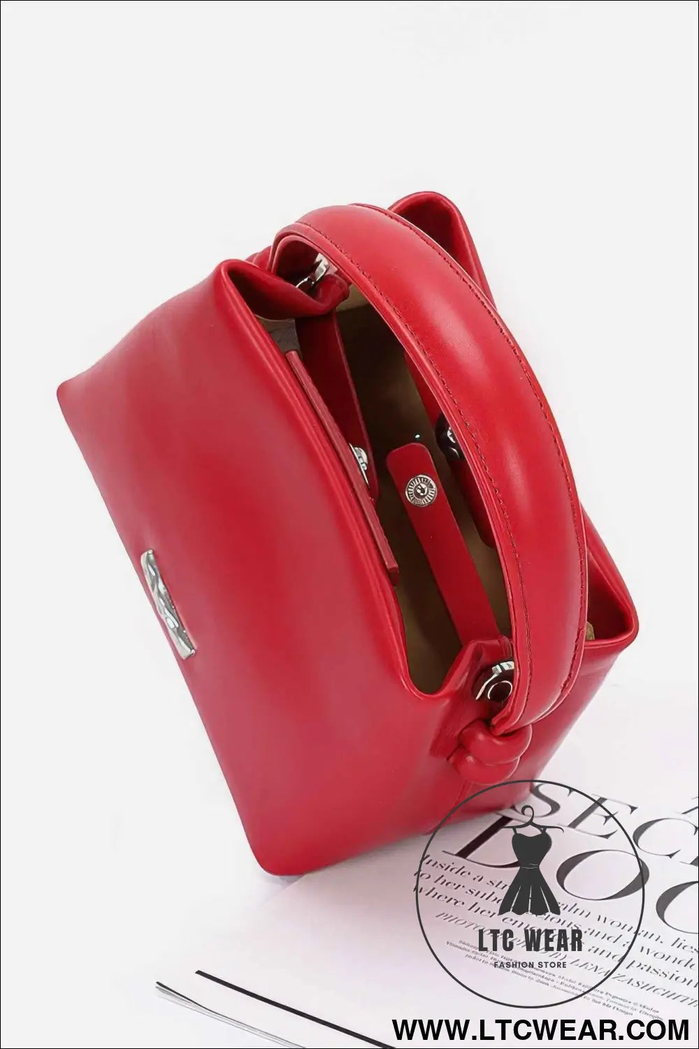 Faux Leather Tote Bag