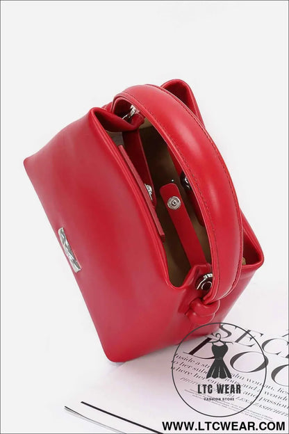 Faux Leather Tote Bag