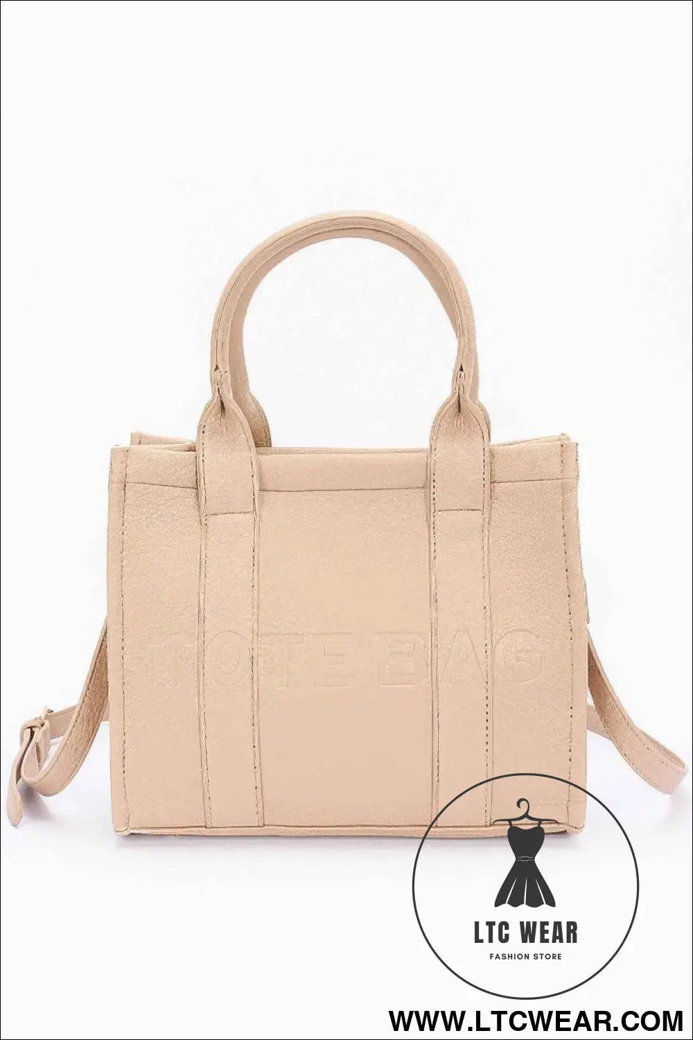 Faux Leather Tote Bag