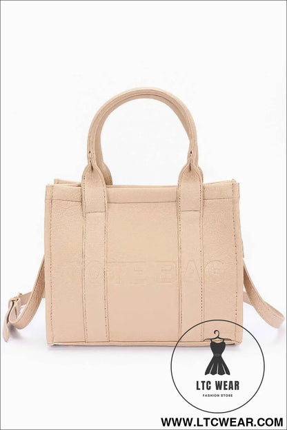 Faux Leather Tote Bag