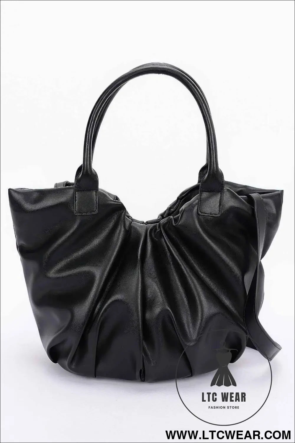 Faux Leather Tote Bag