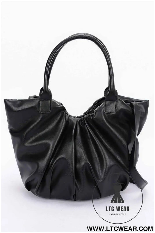 Faux Leather Tote Bag