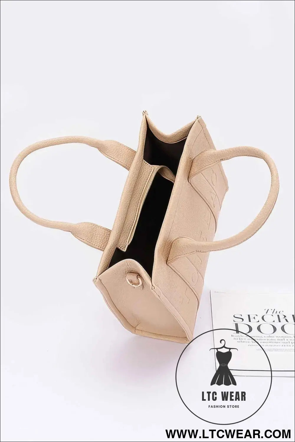 Faux Leather Tote Bag