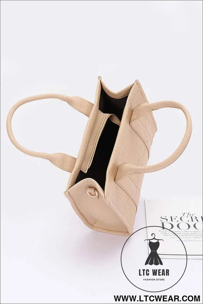 Faux Leather Tote Bag