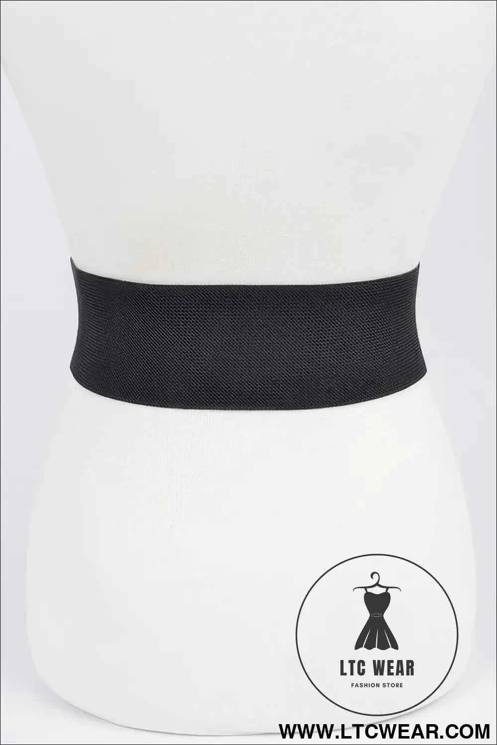 Faux Leather Wide Elastic Belt for Stylish Comfort and Versatility