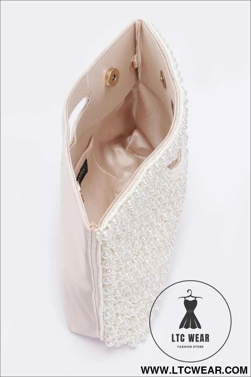 Faux Pearl Handmade Clutch