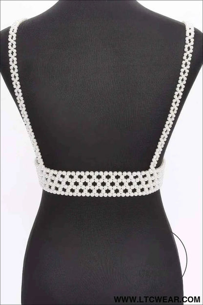 Faux Pearl Harness