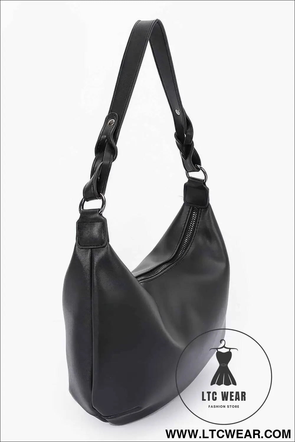 Faux Strap Shoulder Bag