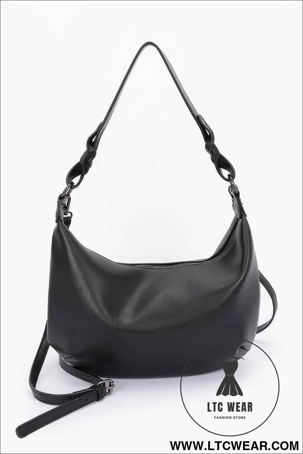 Faux Strap Shoulder Bag