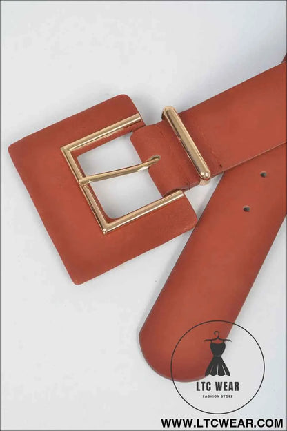 Faux Suede Belt