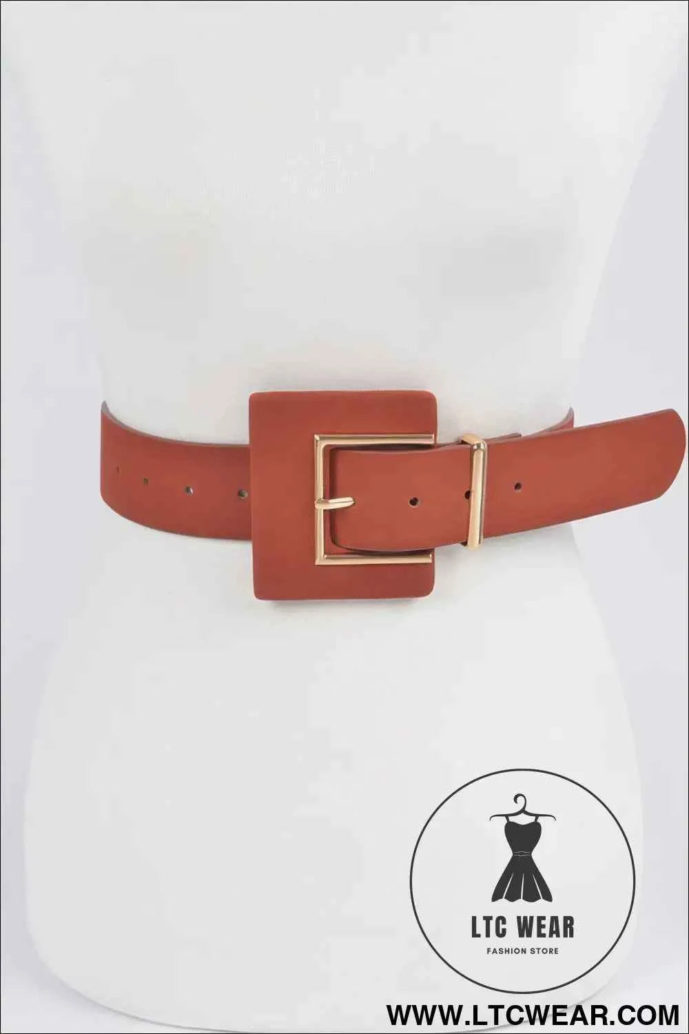Faux Suede Belt