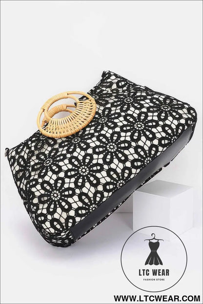 Faux Top Case Clutch