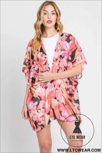 Floral Print Cover-up