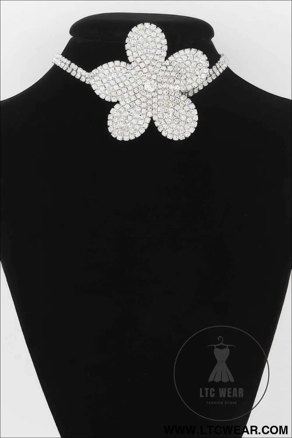 Flower Pearl Triple Wrap Necklace