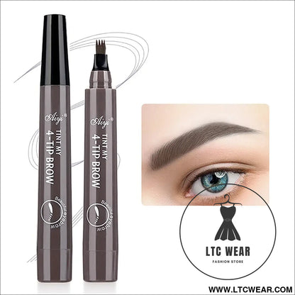 Four Fork Eyebrow Pencil: Natural & Waterproof Colors - L.T.C Wear Online Fashion Store
