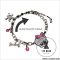 Ghost school y2k cool girl necklace amp bracelet cute decorative jewe - skull bracelet