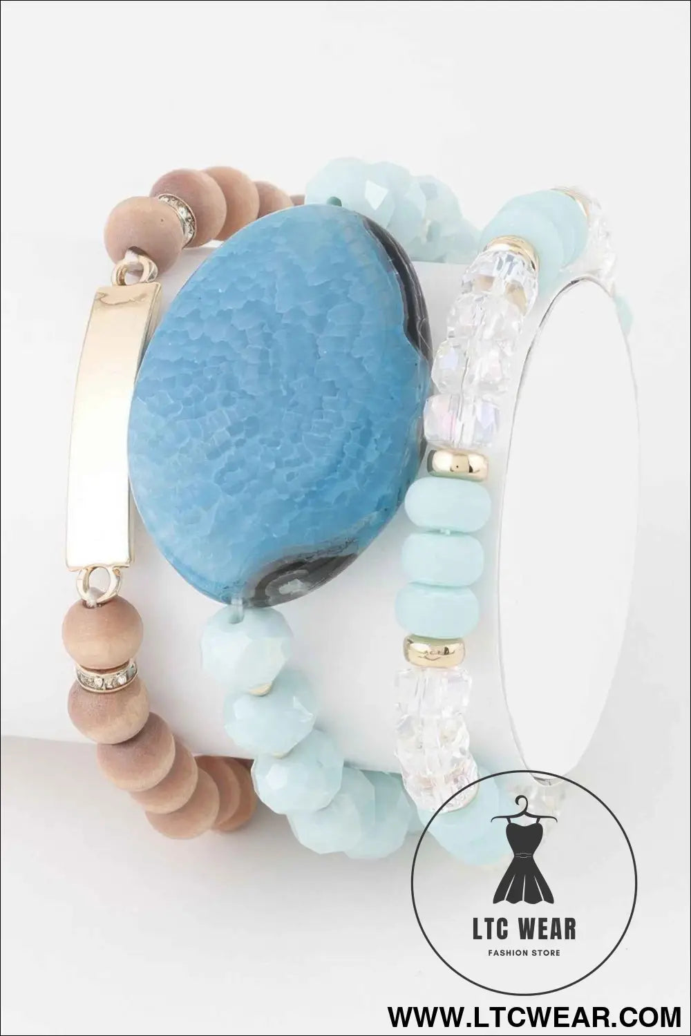 Giant Stone Bead Bracelet