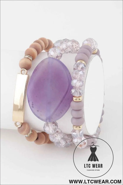 Giant Stone Bead Bracelet