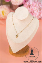 Gold plated alloy puffed heart necklace - gold / one size / 100% alloy - jewelry