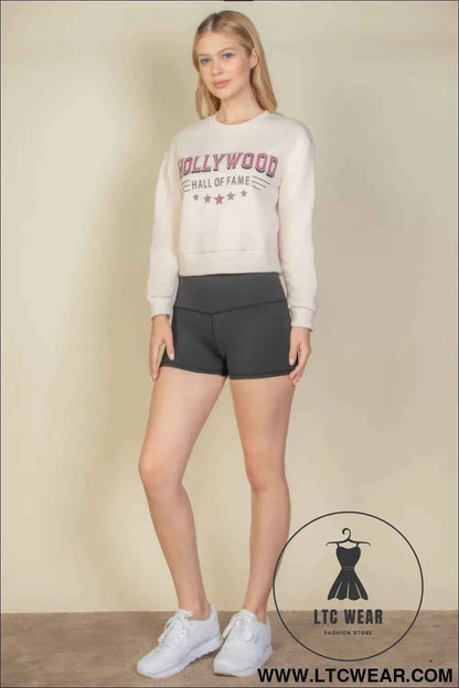 Graphic Drop Shoulder Sweatshirt
