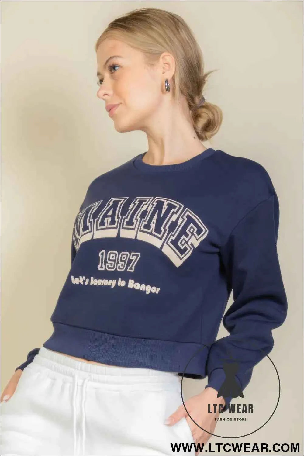 Graphic Drop Shoulder Sweatshirt