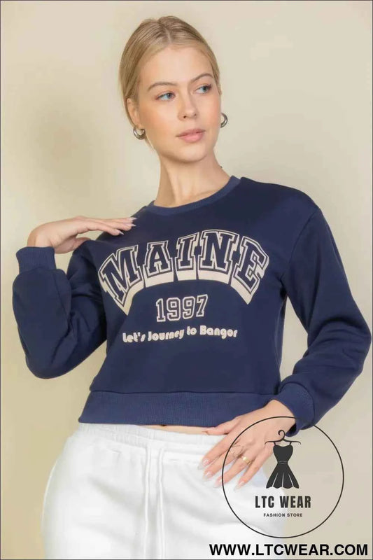 Graphic Drop Shoulder Sweatshirt