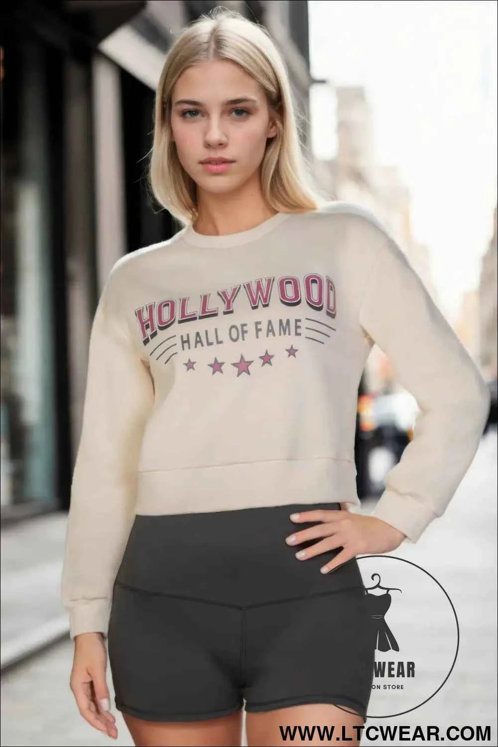 Graphic Drop Shoulder Sweatshirt