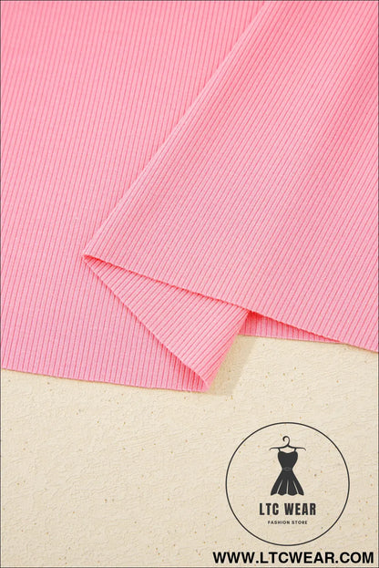 Green Slim Tank Top Elastic Waist Mini Skort 2pcs Outfit - L.T.C Wear Online Fashion Store