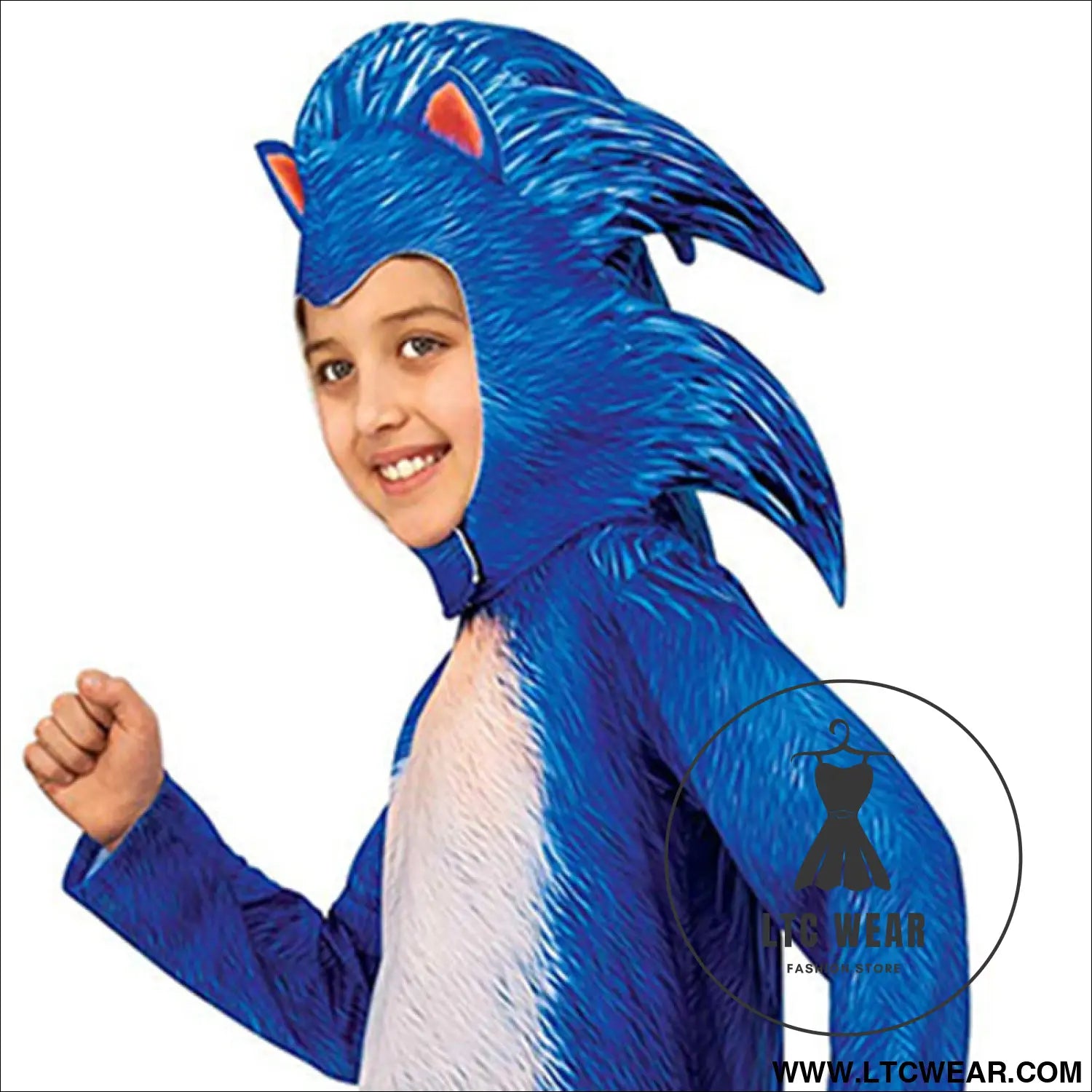 Halloween carnival cosplay costume sonic the hedgehog super sonic character costume performance outfit